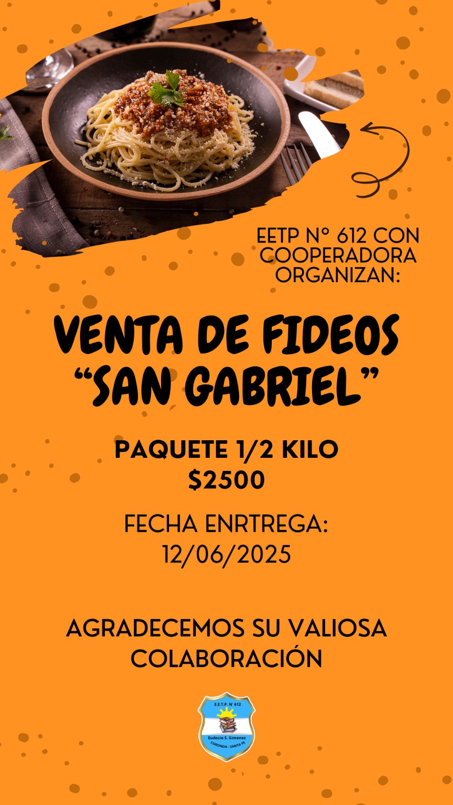Venta de pastas