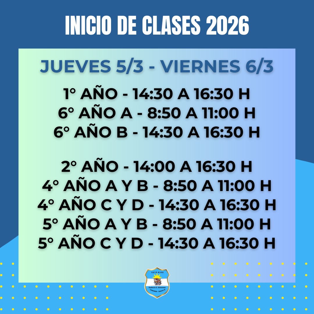 Próximos horarios