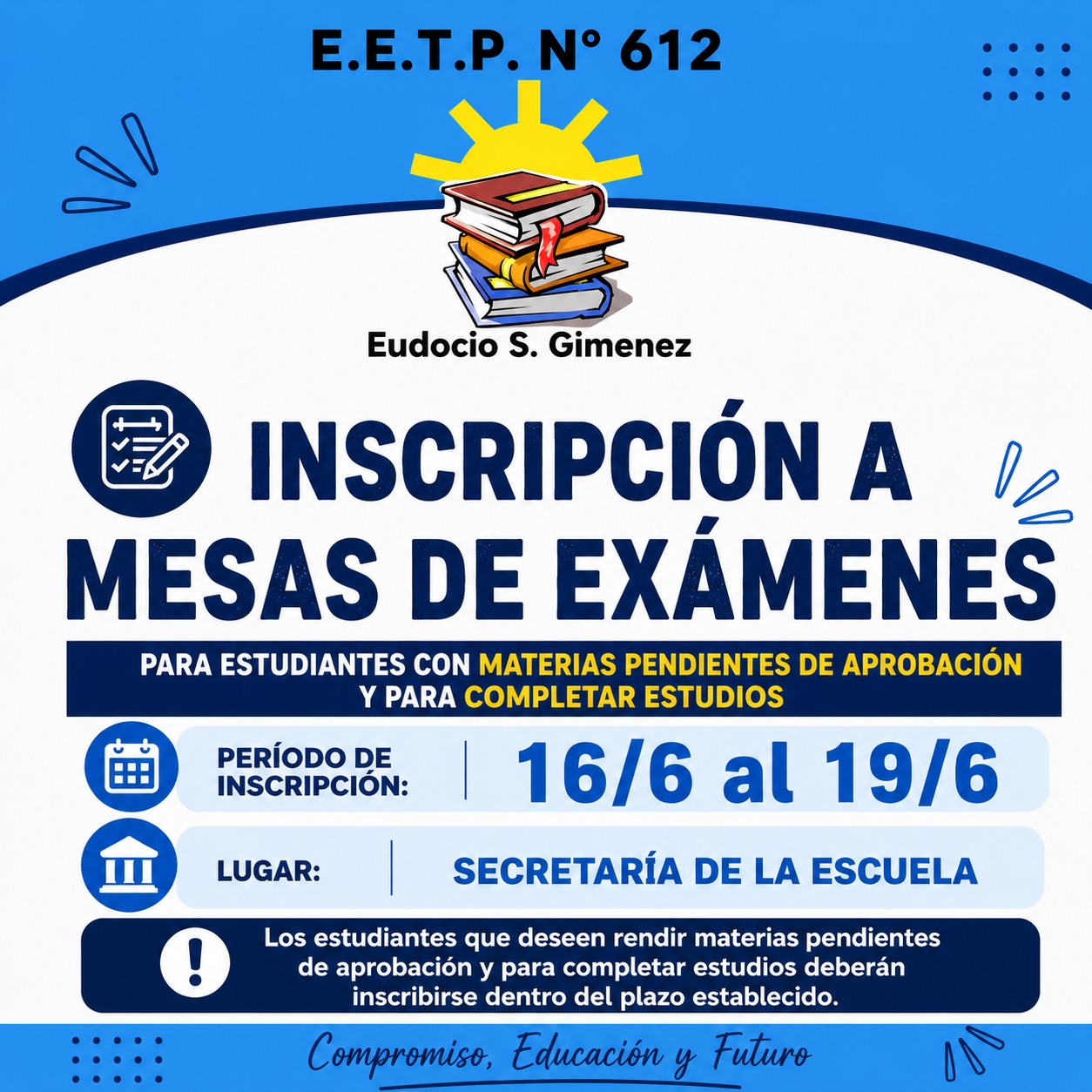 Inscripción a mesas de examen
